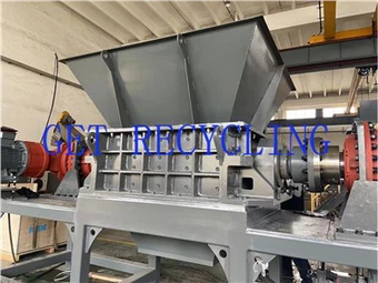 Dual Shaft Shredder For Rigid Plastic