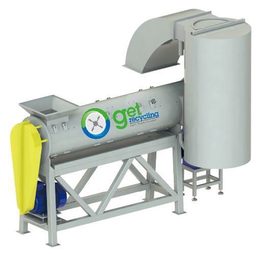 Bottles Label Remover/Pet Plastic Recycling Machine/Label Peeling Machine