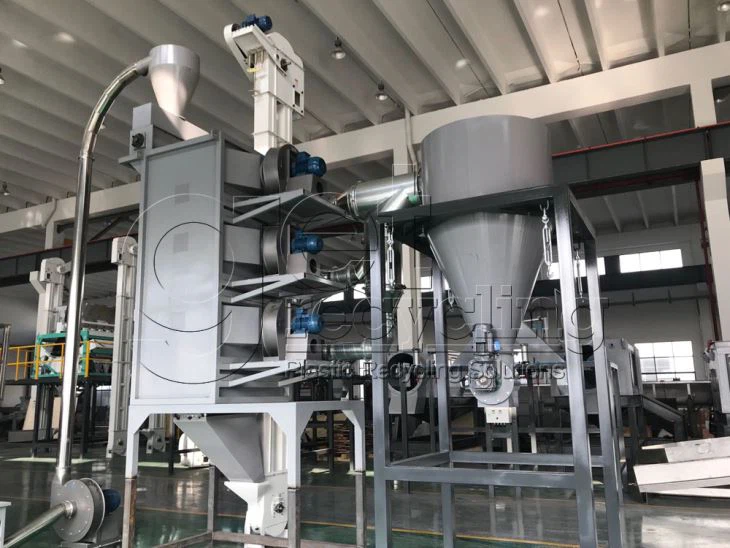 Air Suction PET Flakes Zigzag Label Separator