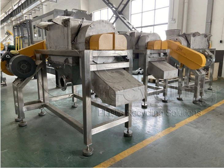 Plastic HDPE Bottle Washing Drying Recycling Machine