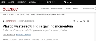 Plastic Waste Recycling Is Gaining Momentum